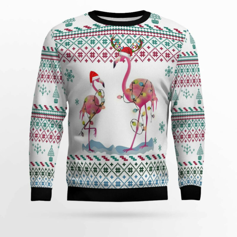 Flamingo Christmas Reunion Ugly Christmas Sweater