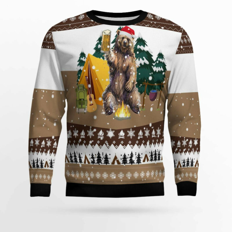 I Hate People Bear Ugly Christmas Sweater