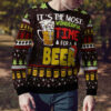 Time For Beer Ugly Christmas Sweater