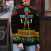 The Beer Lover Elf Ugly Christmas Sweater