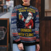 Aint No Laws When You're Drinking With Claus Beer Ugly Christmas Sweater