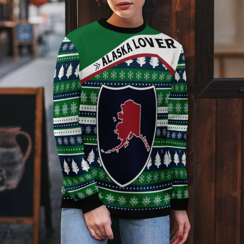 Alaska Lover Ugly Christmas Sweater