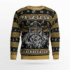 Valhalla La La La Viking Ugly Christmas Sweater