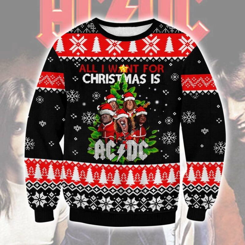 ACDC Christmas Ugly Sweater