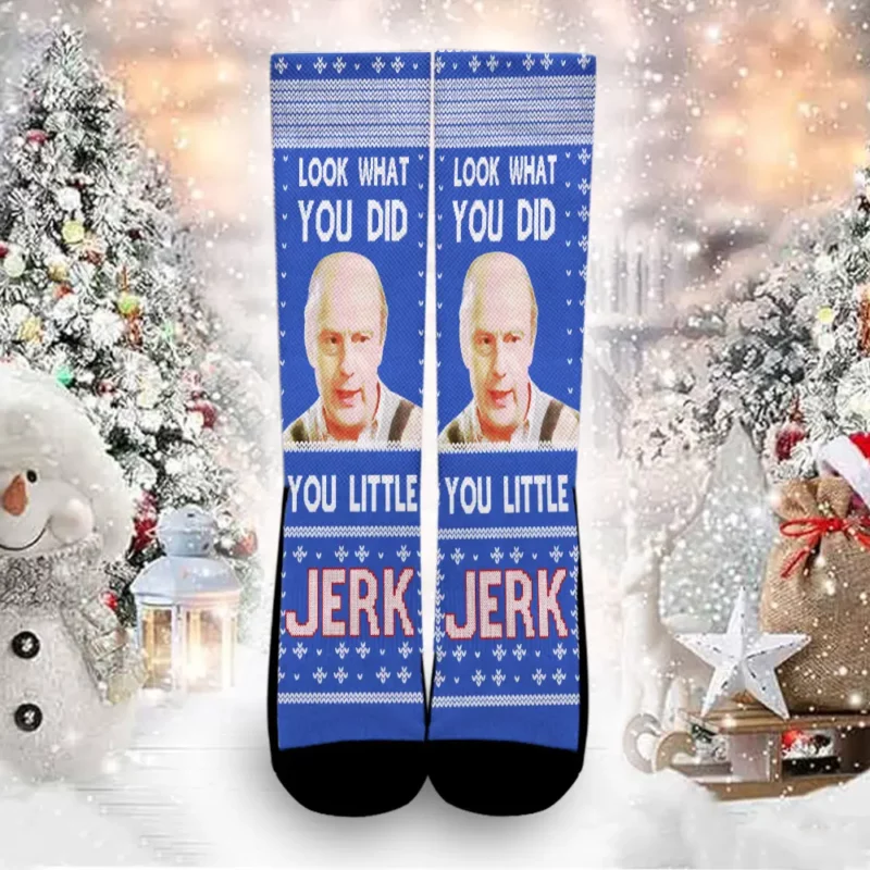 Home Alone, You Little Jerk Meme 3D Socks