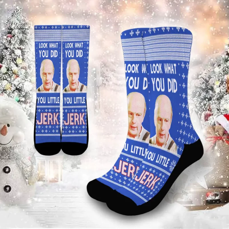 Home Alone, You Little Jerk Meme 3D Socks