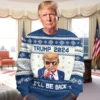 Love For Our Country Is What Matters Most - I'll Be Back Trump Ugly Sweater