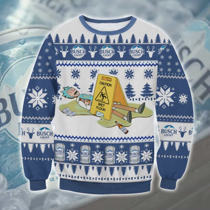 Busch Light Rick Ugly Sweater