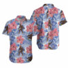 Bigfoot Floral Tropical Christmas Gift Hawaiian Shirt