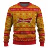 Budweiser Snowing Christmas Ugly Sweater