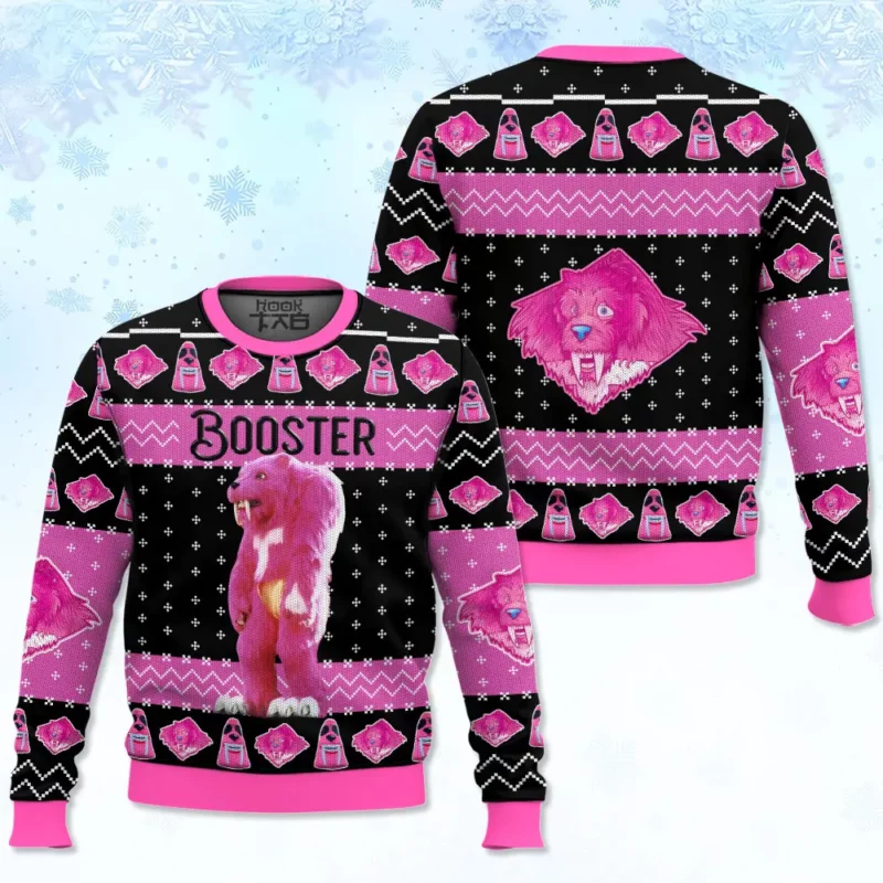 Chainsmoking Booster Jingle All the Way Ugly Sweater