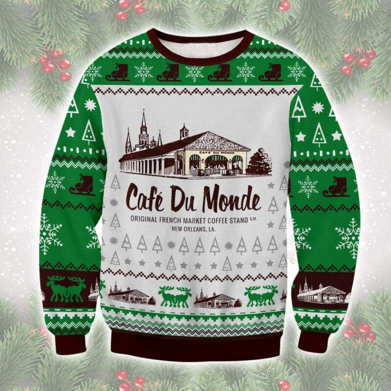 Cafe Du Monde Ugly Sweater