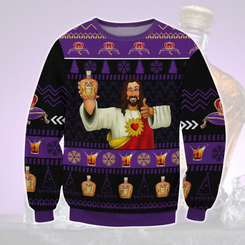 Crown Royal Jesus Like Ugly Sweater