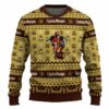 Captain Morgan Snowing Christmas Ugly Sweater