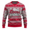 Coors Light Snowing Christmas Ugly Sweater