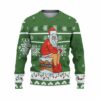 Custom Christmas Dirty Santa Green Ugly Sweater TKA31