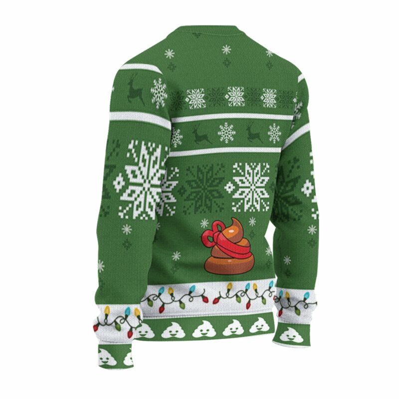 Custom Christmas Dirty Santa Green Ugly Sweater TKA31