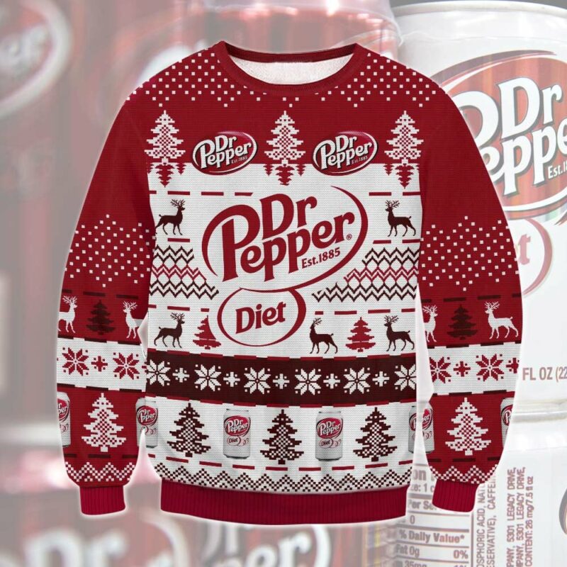 Dr Pepper Diet Ugly Sweater