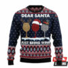 Dear Santa Just Bring Wine Ugly Christmas Sweaters