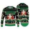 Dirty Christmas Santa Claus Naked Green NDA32