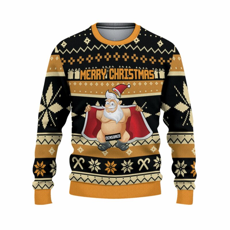 Dirty Christmas Santa Claus Naked Orange NDA32