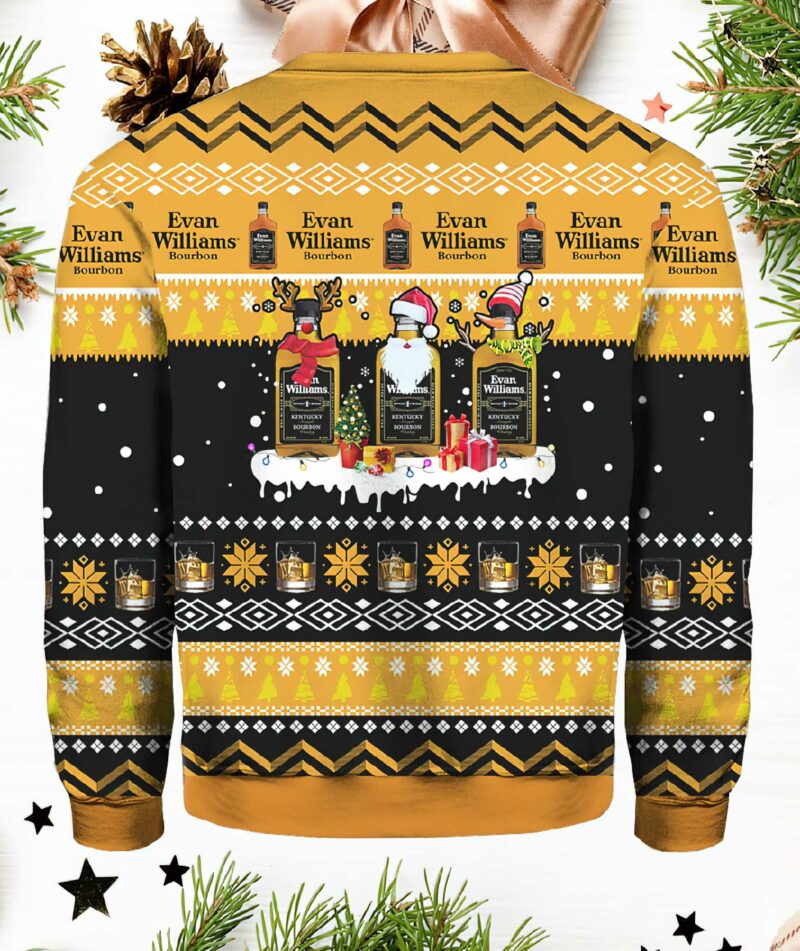 Evan Williams Bourbon Christmas Sweater