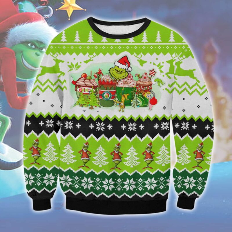 Grinch Coffee Ugly Sweater