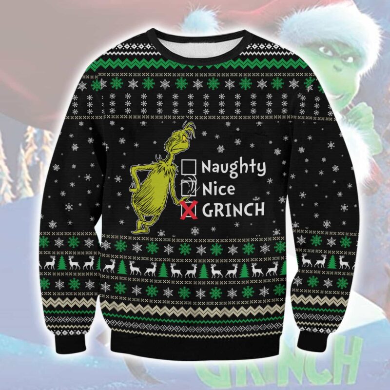 Grinch Ugly Christmas Sweater