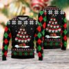 Golf Christmas Tree Snow Ugly Christmas Sweater