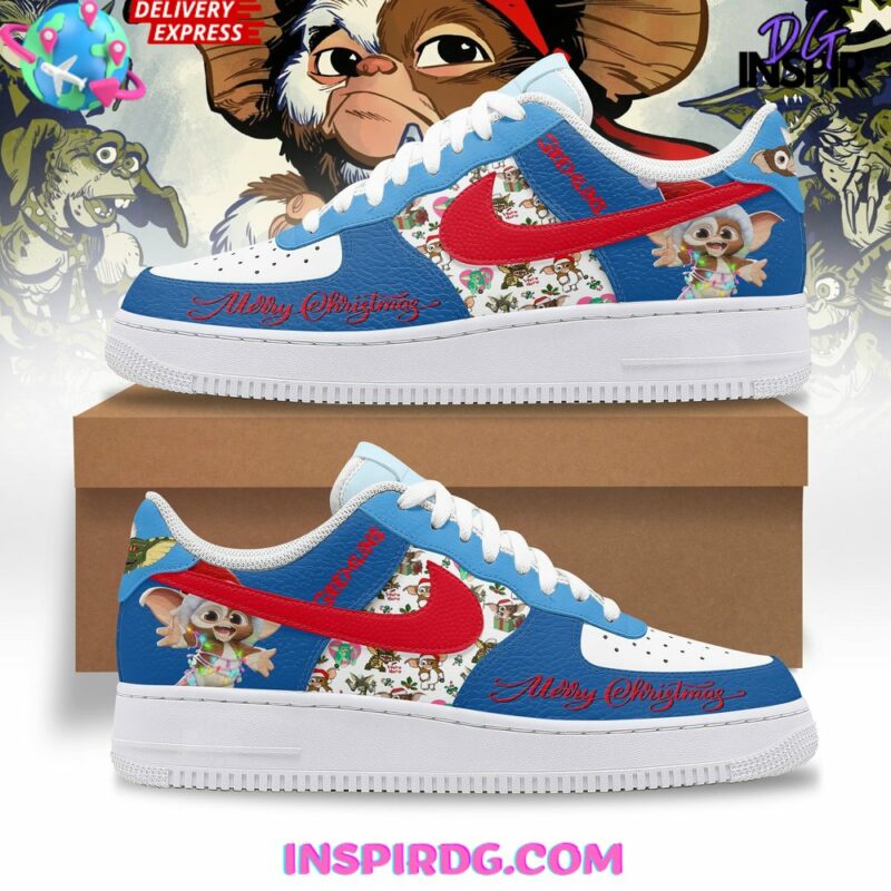 Gremlins Merry Christmas Limited Edition Nike Air Force 1 - InspirDG