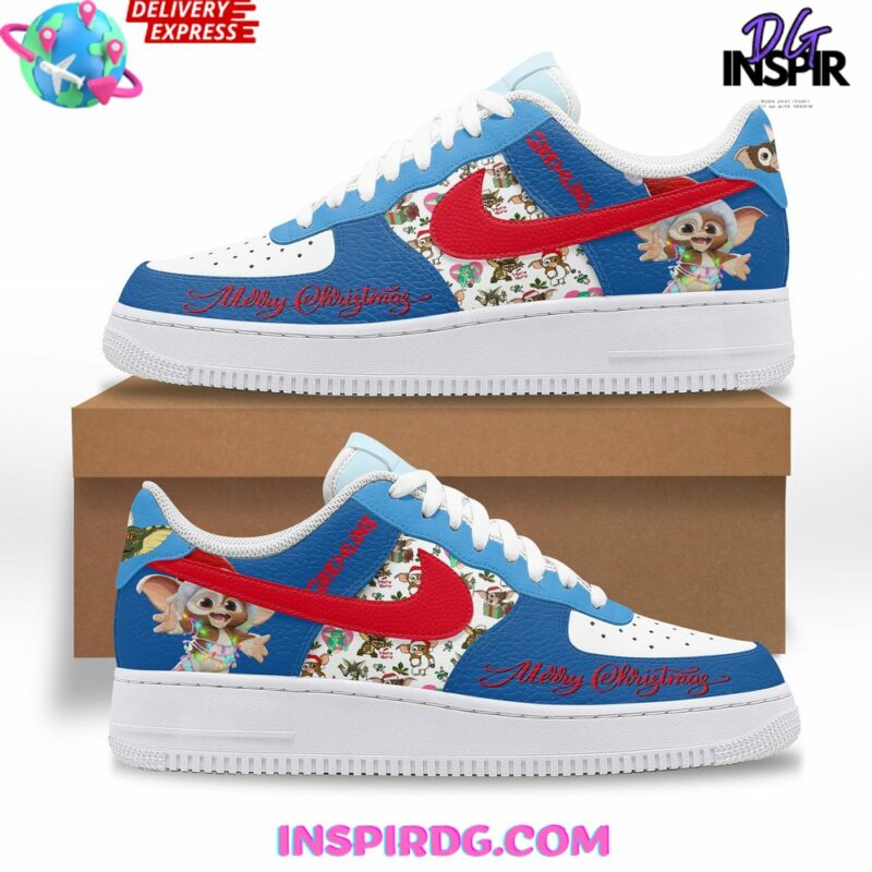 Gremlins Merry Christmas Limited Edition Nike Air Force 1 - InspirDG