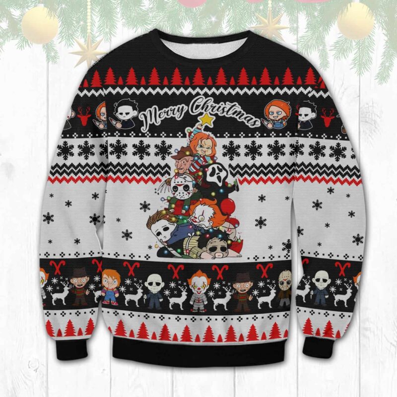 Horror Movies Christmas Ugly Sweater