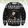 Horror Kind To Animals Ugly Sweater