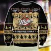 Miller Genuine draft Beer Ugly Christmas Sweater