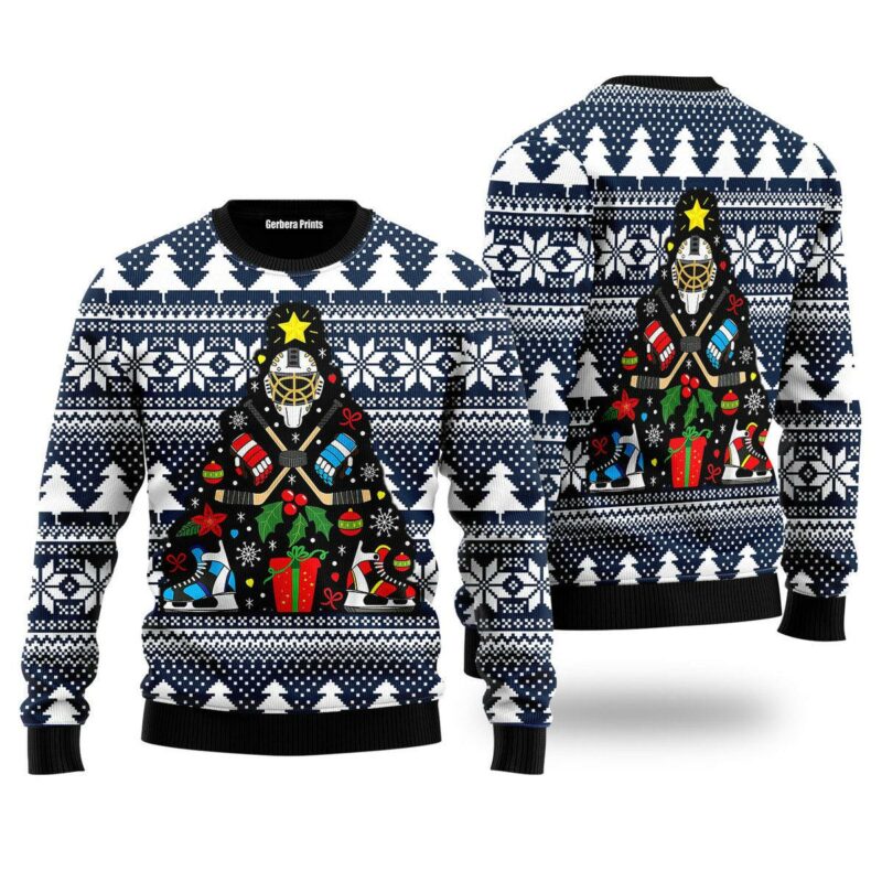 Hockey Ugly Christmas Sweater