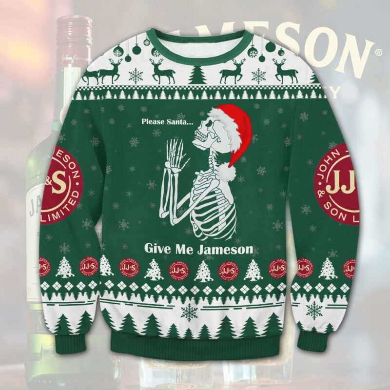 Jameson Please Santa Ugly Sweater