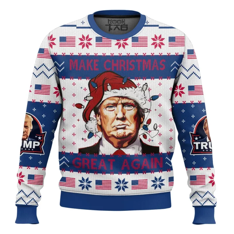 Make Christmas Great Again Trump Christmas Ugly Sweater