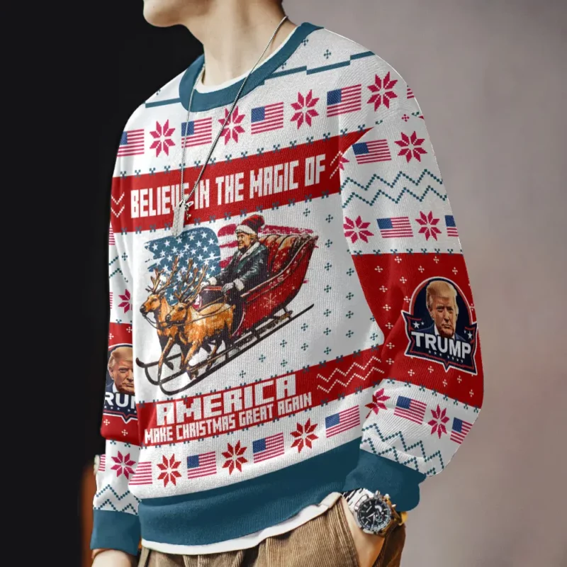 Trump Christmas Ugly Sweater