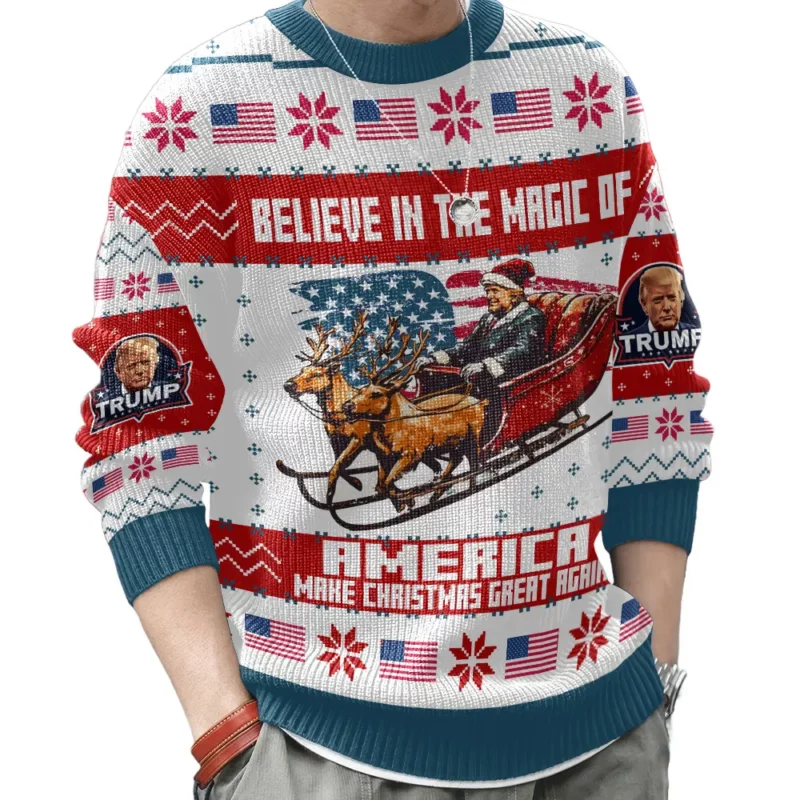 Trump Christmas Ugly Sweater