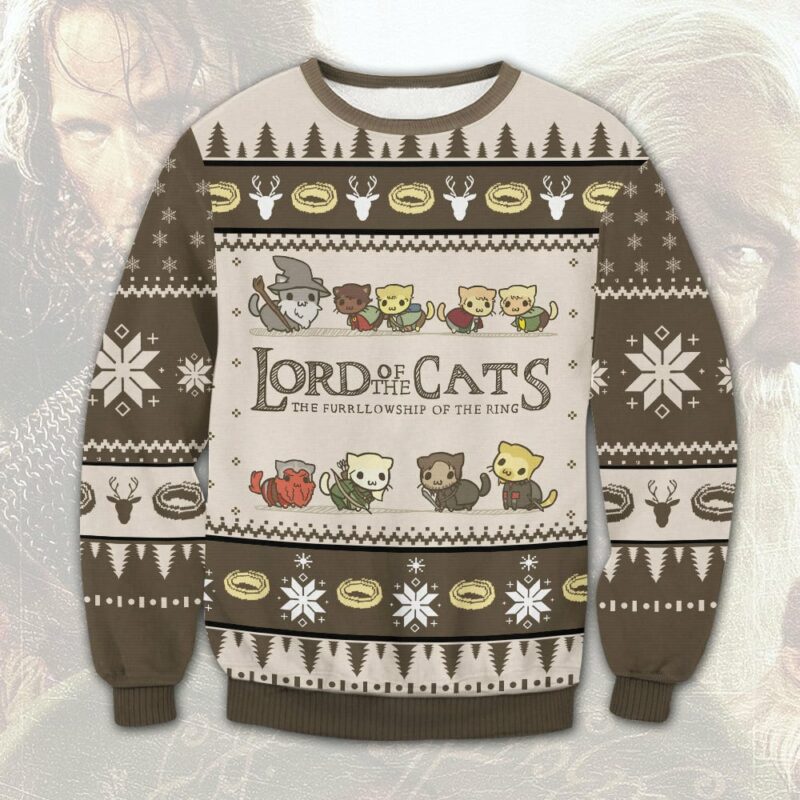 Lord Of The Cats Ugly Sweater