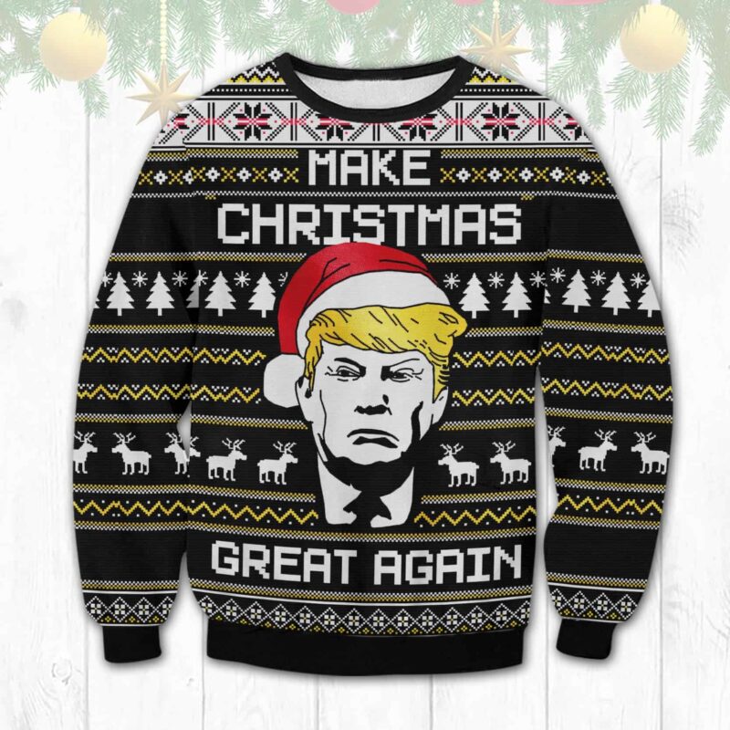 Make Christmas Great Again Funny Ugly Christmas Sweater