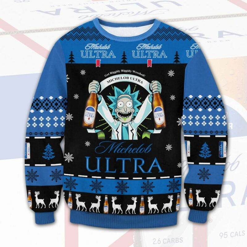 Michelob Ultra Rick Ugly Sweater