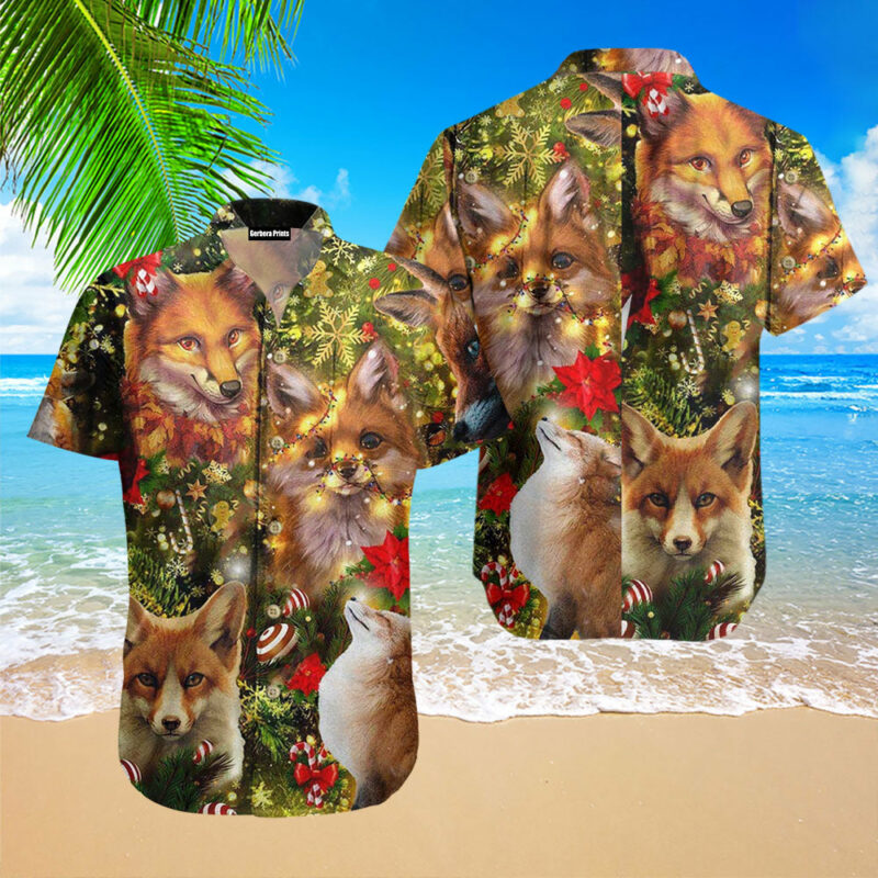 Merry Christmas Foxmask Hawaiian Shirt