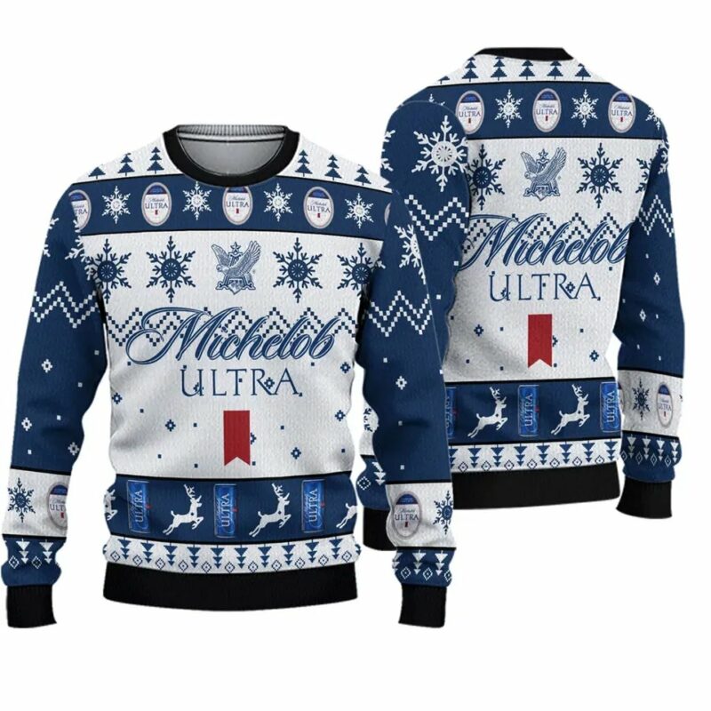 Michelob Ultra Christmas Ugly Sweater