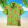 In Love Light Santa Dancing Christmas Pattern Aloha Hawaiian Shirts WT7494