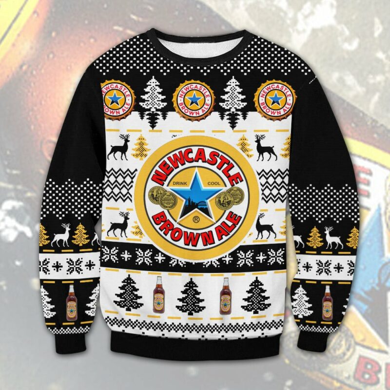 Newcastle Brown Ale Ugly Sweater