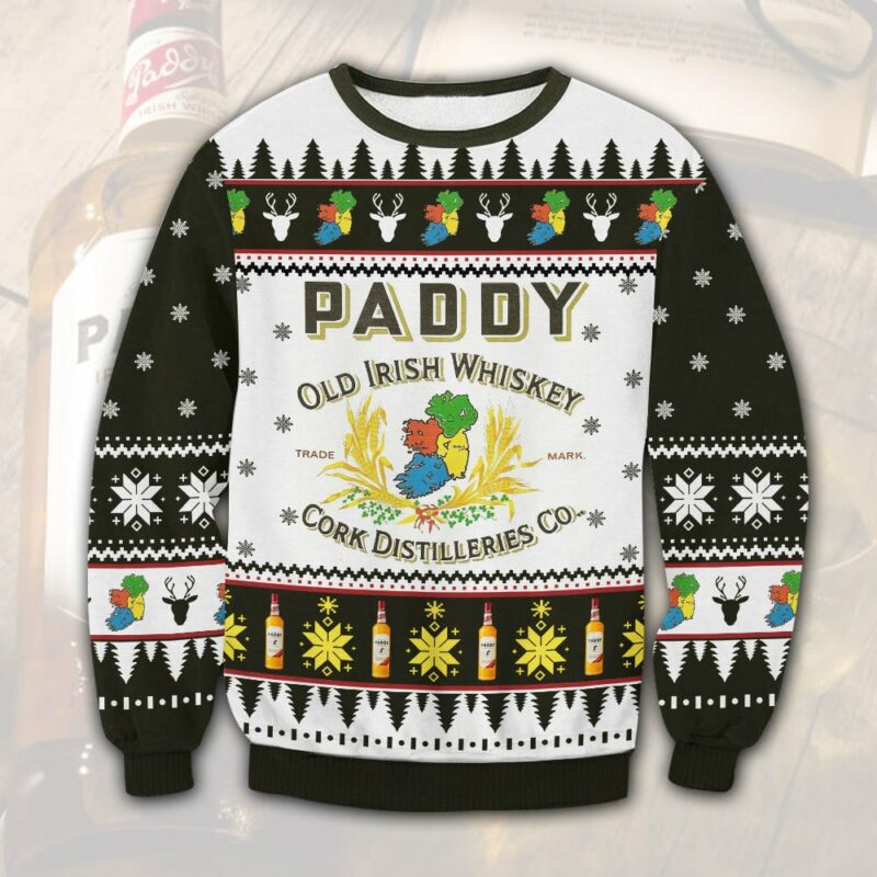 Paddys Irish Whiskey Ugly Sweater