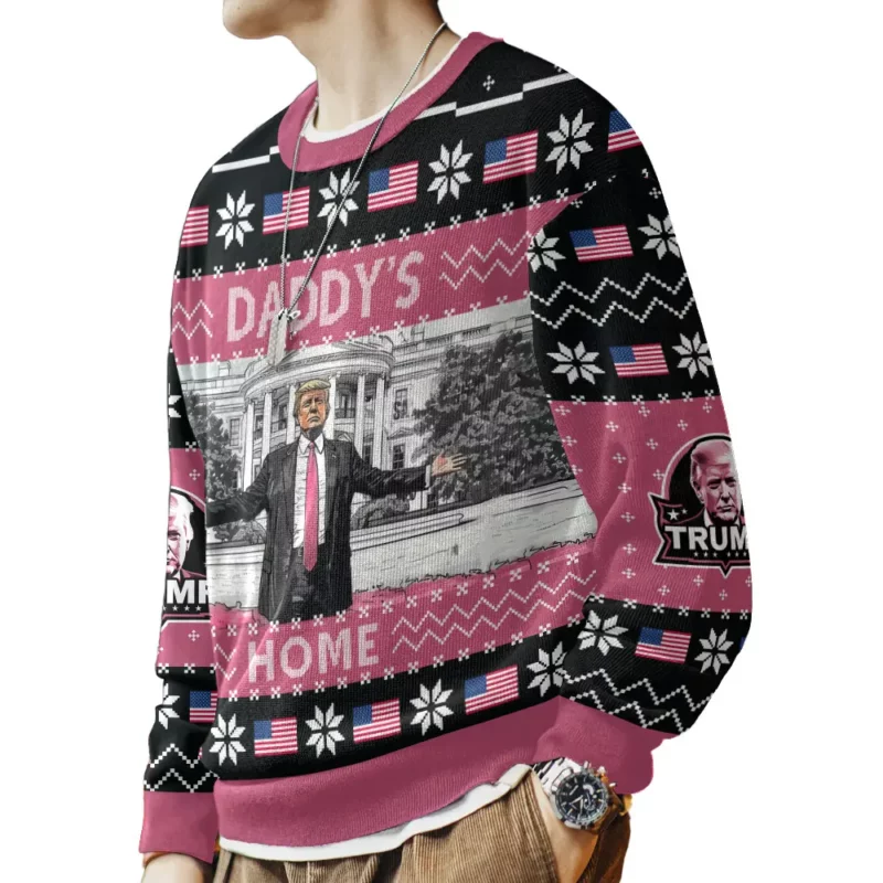 Daddy's Home Trump Christmas Ugly Sweater