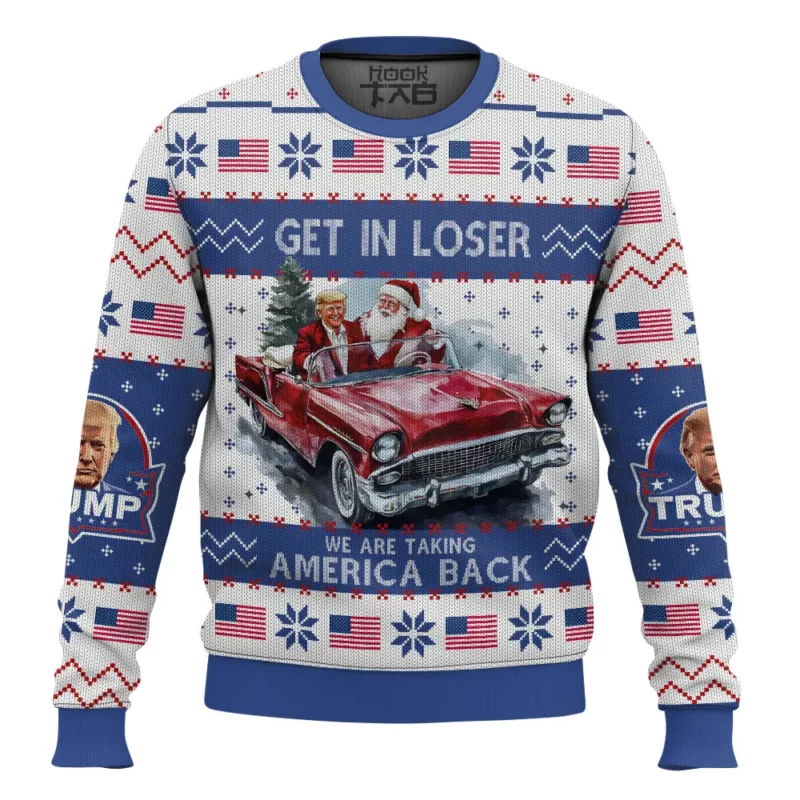 Trump Christmas Ugly Sweater