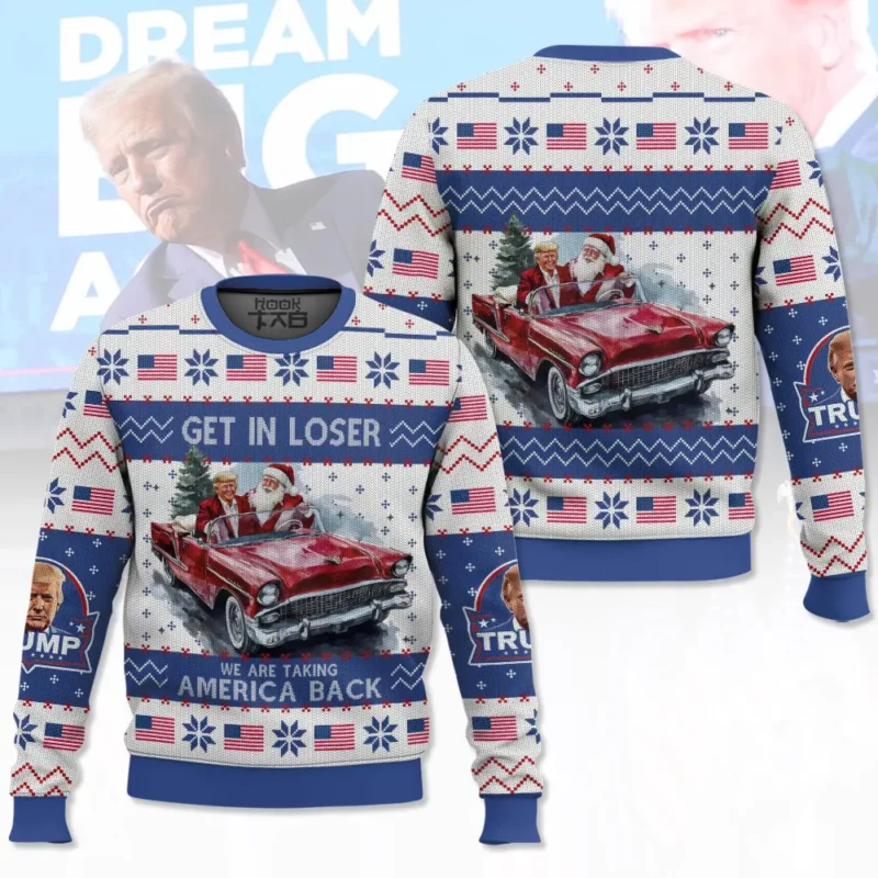 Trump Christmas Ugly Sweater